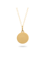 Engravable pendant Gold