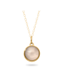 Pendant Rose quartz gold