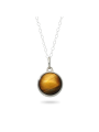 Pendant Tiger’s eye steel