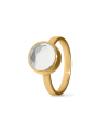 Ring Crystal facet gold